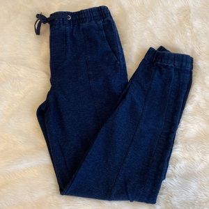 Vince Denim Knit Joggers